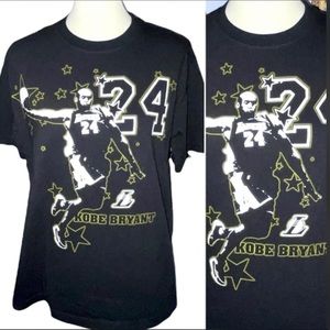 UNK NBA Los Angeles Lakers Kobe Bryant #24 BLK T M